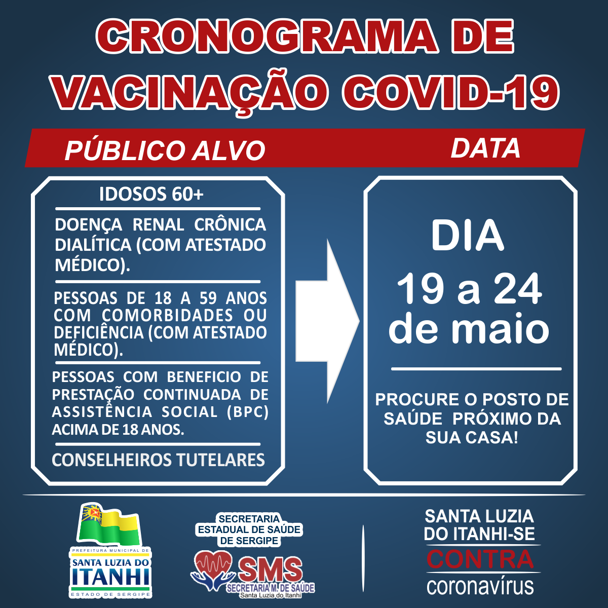 Covid-19: agendamento prévio para vacinação em Santa Luzia impede  aglomerações